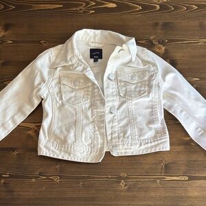 GAP Kids White Jean Jacket